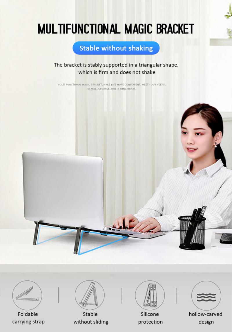 3-in-1 Foldable Laptop Stand