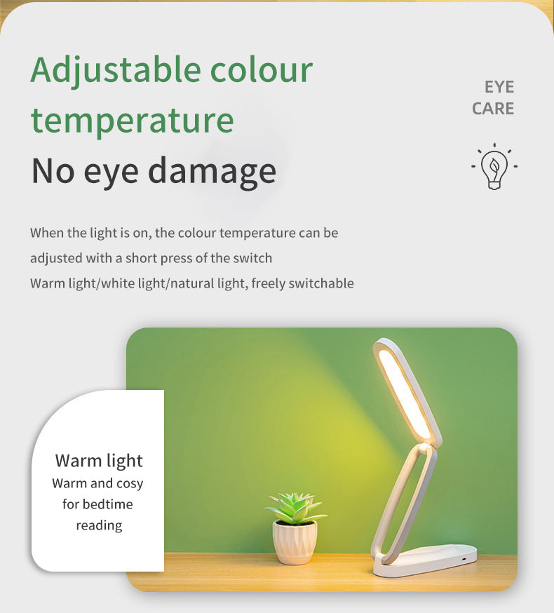 Rechargeable Foldable Desk Lamp