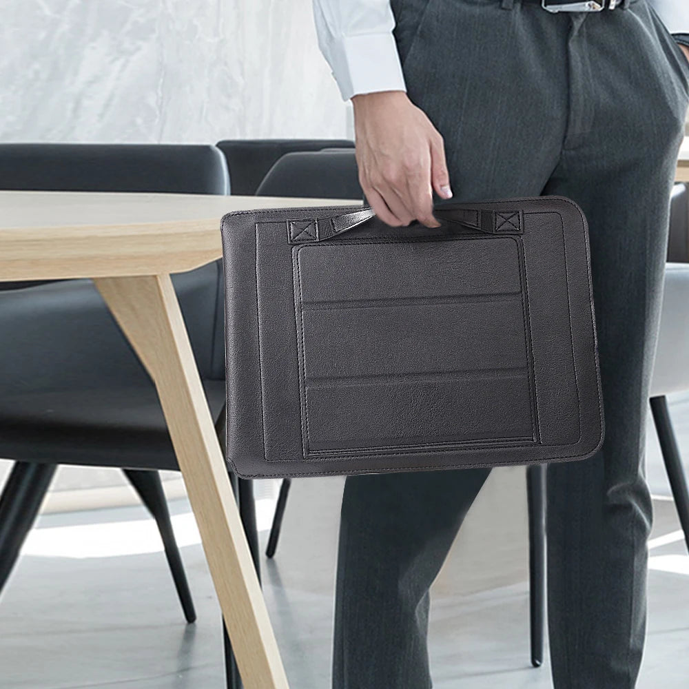 Premium Leather Laptop Sleeve and Stand
