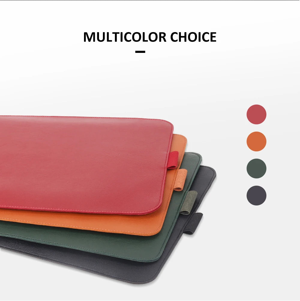 Premium Leather Laptop Sleeve and Stand